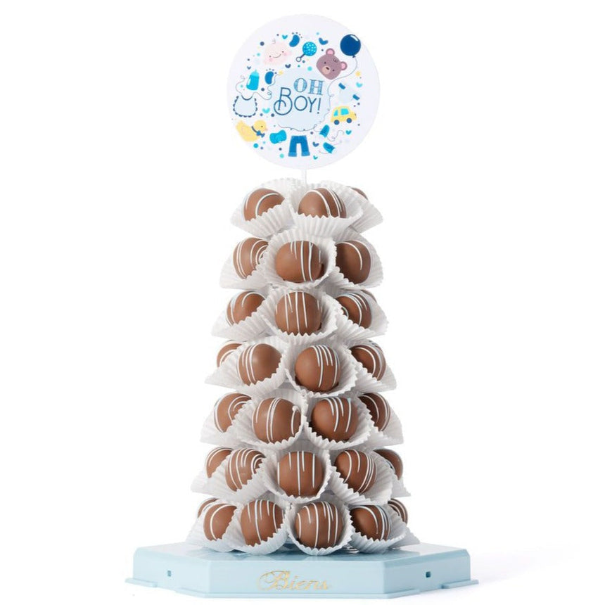 Baby Bien Tower - Light Blue Chocolate, Celebrations, Bien Tower Biens Chocolate Centerpieces 