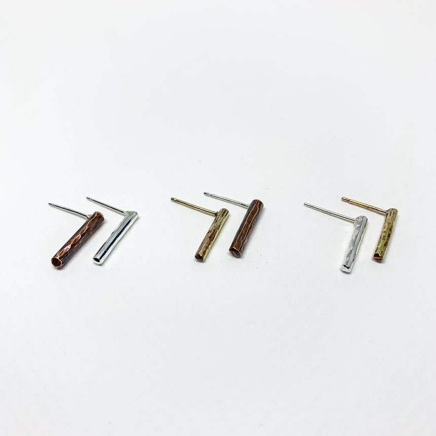 Balance Stud Earrings - 1/2" Earrings Jennifer Cervelli Jewelry 