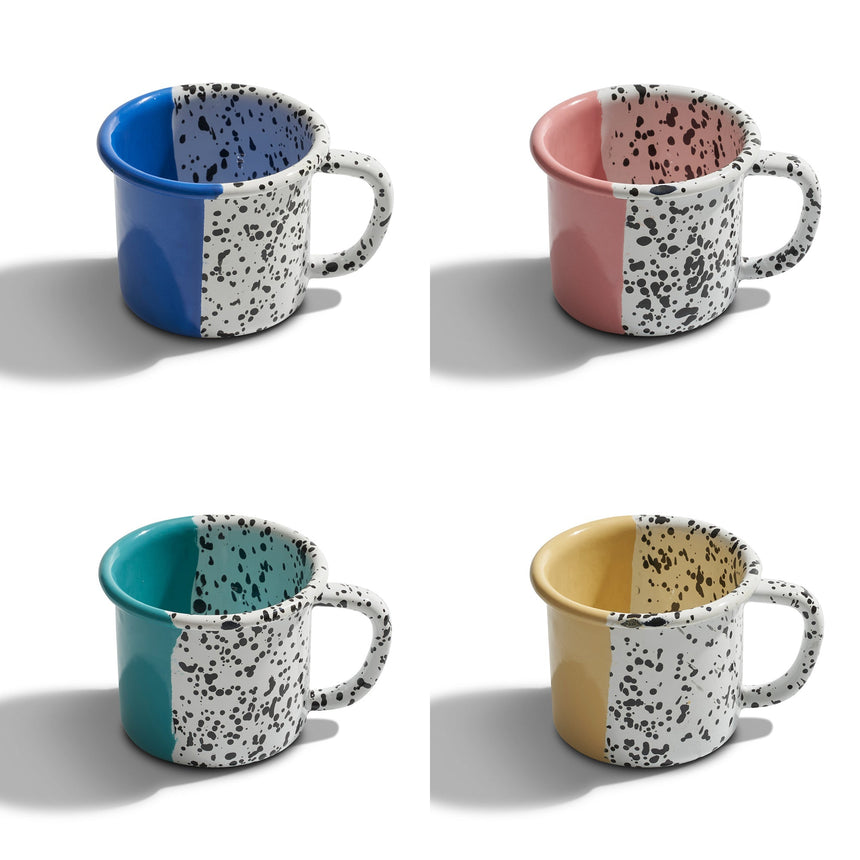 Enamel Mug Set of 8 - 4 Colors Home & Garden Darling Spring 