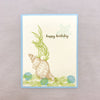 Beach Birthday Card | Summer Ocean Birthday Handmade Card greeting card AnnaMade Design Co. 