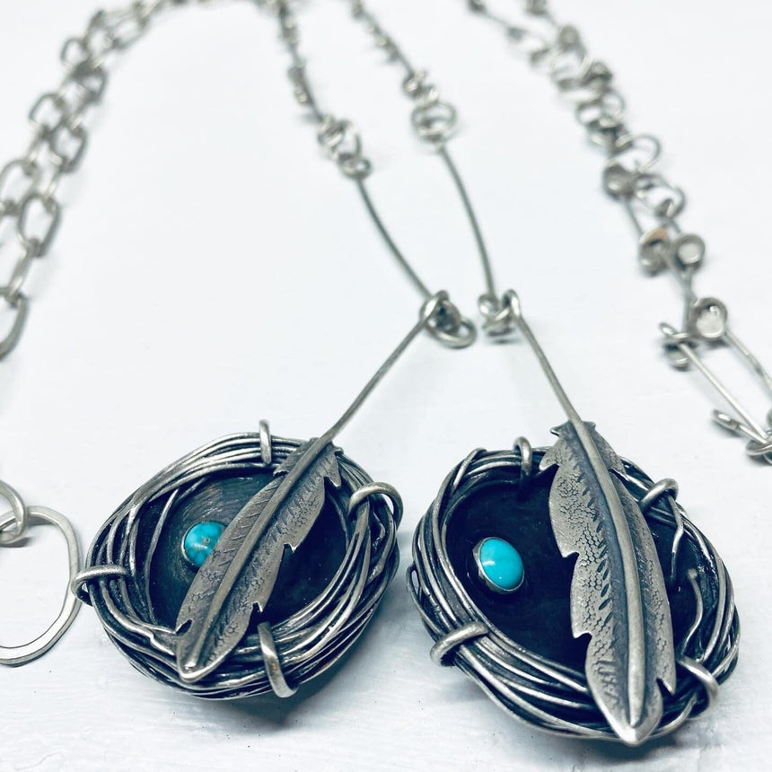 Walk in the Woods Necklace #2 Jewelry Huckleberry Designs 