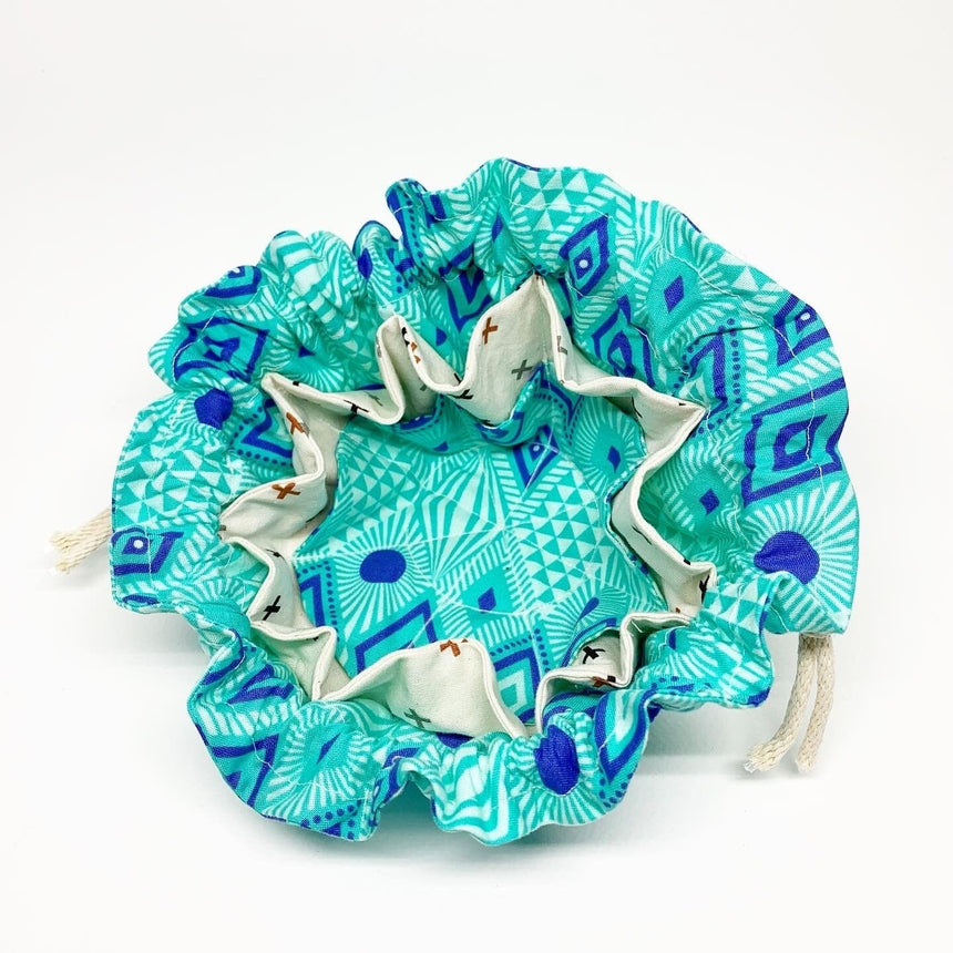 Wanderlust Jewelry Travel Pouch Accessories Jennifer Cervelli Jewelry Palm Springs (Mint + Blue) 