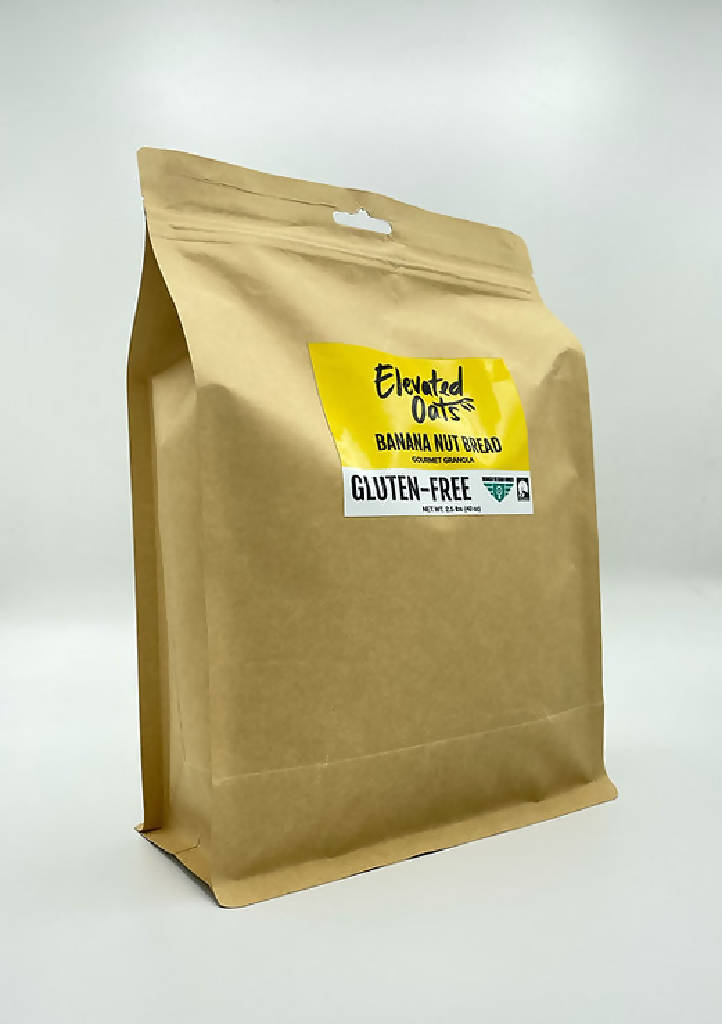 Banana Nut Bread | Gourmet Granola | 2.5 lbs | Gluten Free Food, granola, gluten free, snacks, breakfast Elevated Oats 
