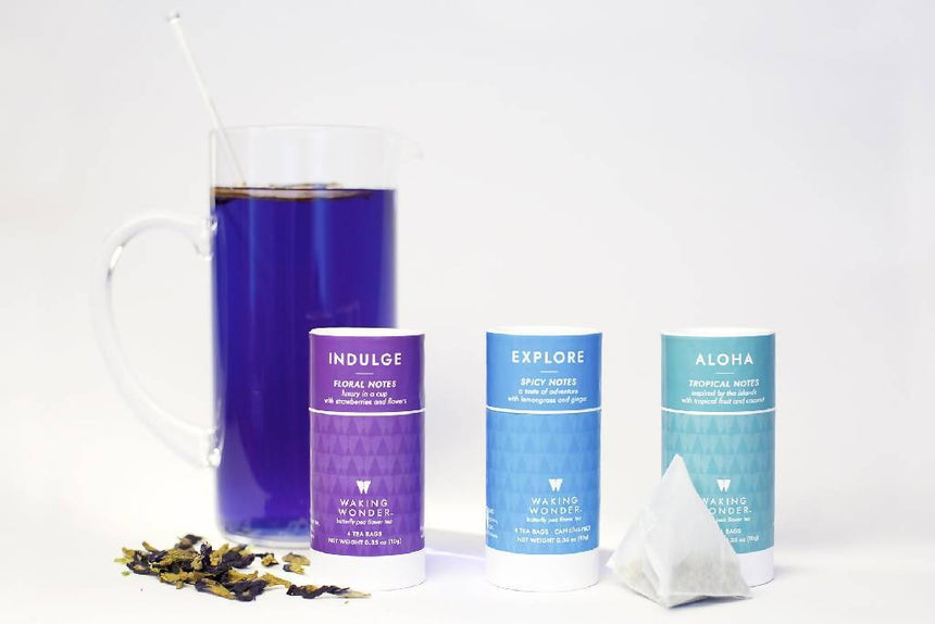 Waking Wonder Butterfly Pea Flower Tea Gift Box Tea Waking Wonder 