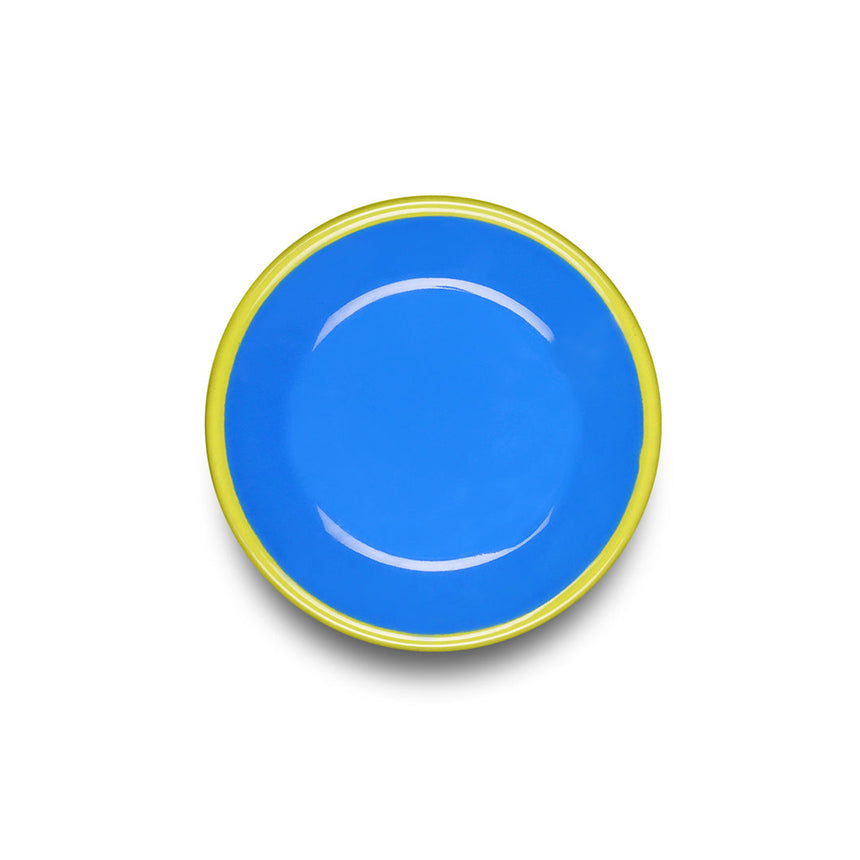 Colorama Electric Blue Enamel Sauce Plate Set of 2 Home & Garden Darling Spring 