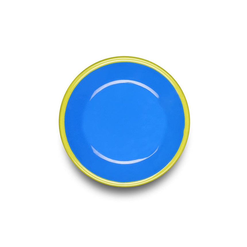 Colorama Electric Blue Enamel Sauce Plate Set of 2 Home & Garden Darling Spring 