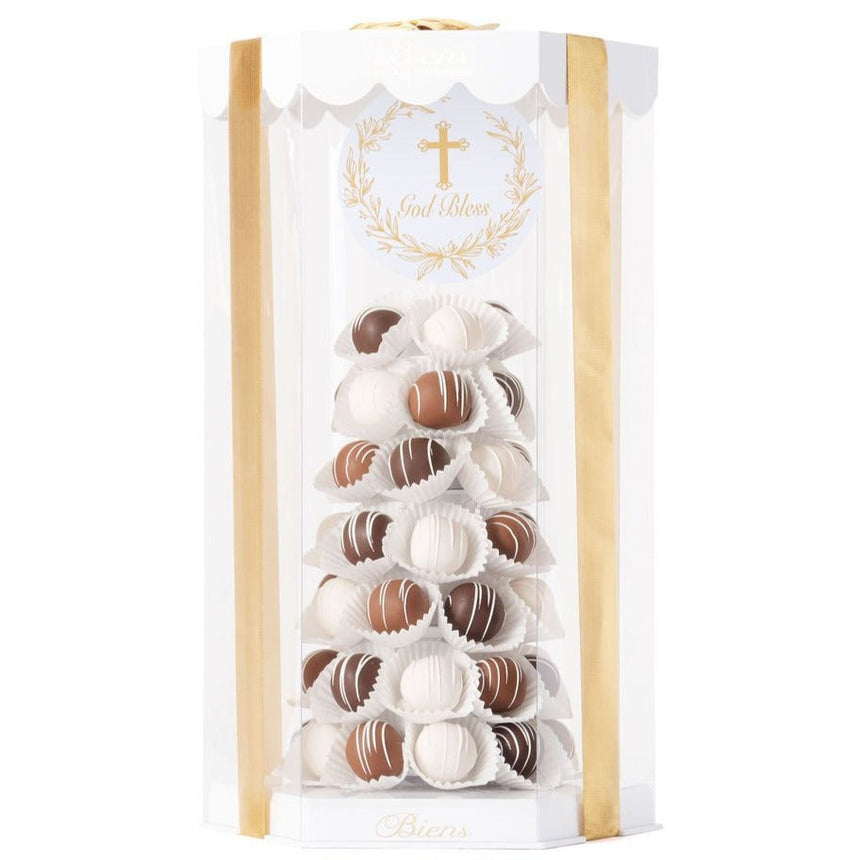 Baptism and Communion Tower Bien Tower, Chocolate, Baptisms and Holy Communions Biens Chocolate Centerpieces 