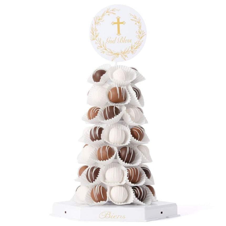 Baptism and Communion Tower Bien Tower, Chocolate, Baptisms and Holy Communions Biens Chocolate Centerpieces 