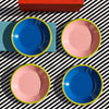 Colorama Electric Blue Enamel Sauce Plate Set of 2 Home & Garden Darling Spring 