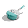 Mind-Pop Enamel Casserole Pan Home & Garden Darling Spring Turquoise With Lid 