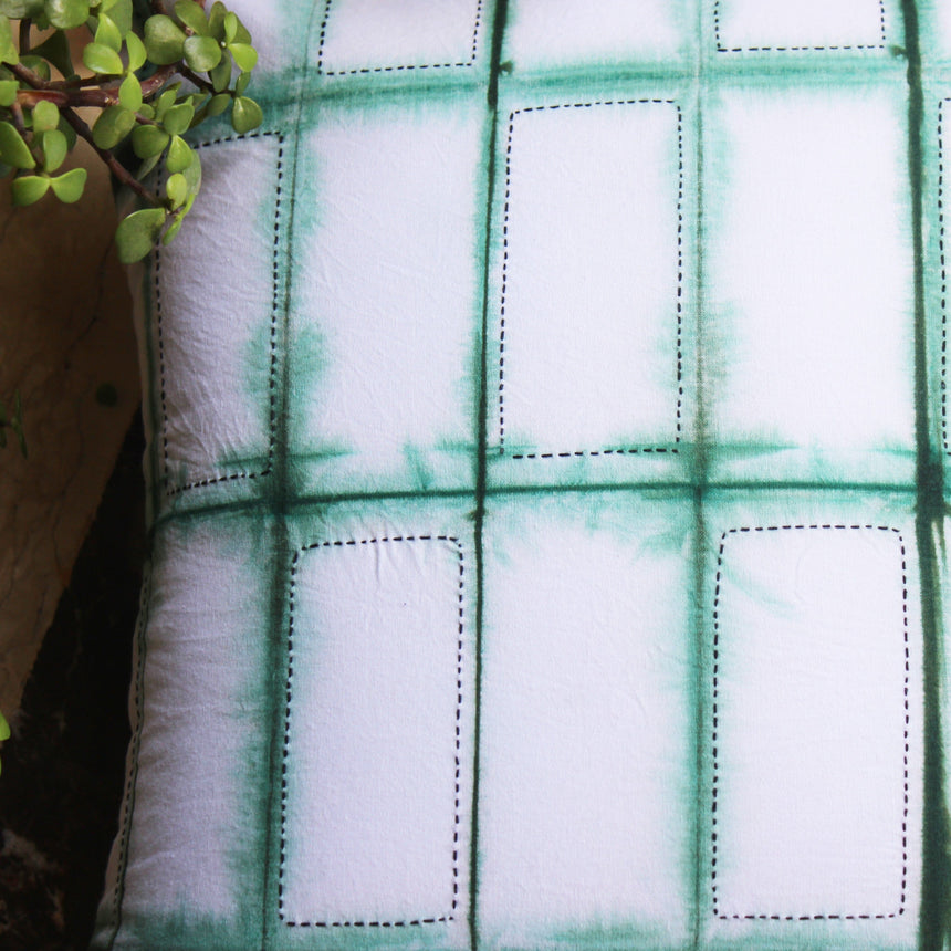 Bageecha Tie & Dye Throw Pillow Home Bit of Meraki 