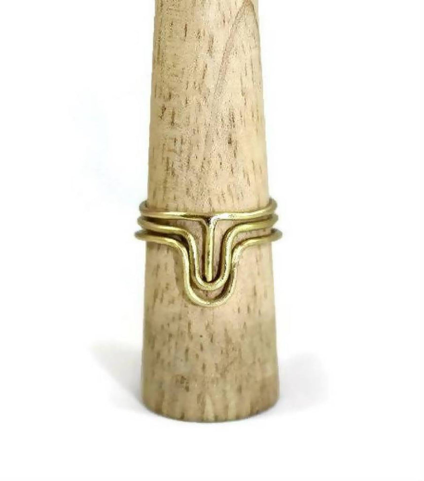 Art Deco Stacking Ring Set Ring Lorenia Henriquez 