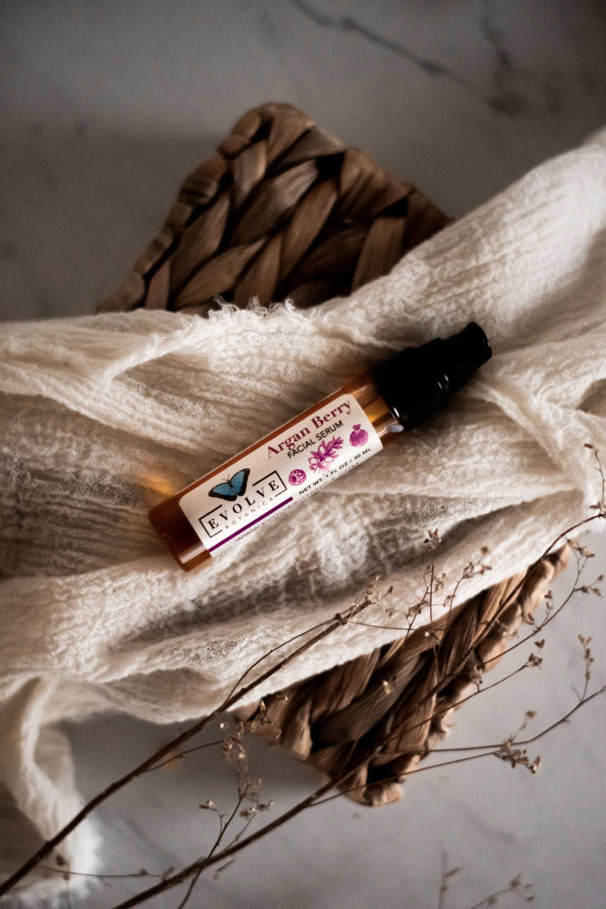 Argan Berry Facial Serum Skincare, Moisturizer Evolve Botanica Co 