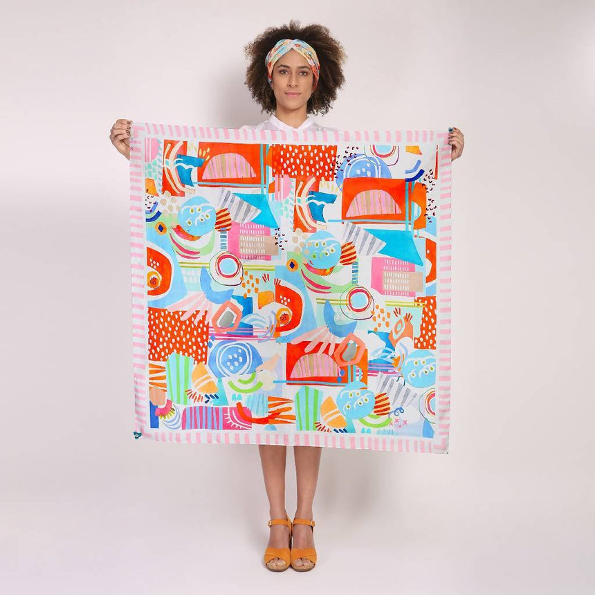 Watercolour Scarf SCARVES Vismaya 