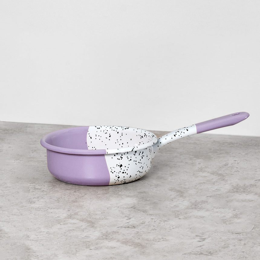 Mind-Pop Enamel Casserole Pan Home & Garden Darling Spring Purple Without Lid 
