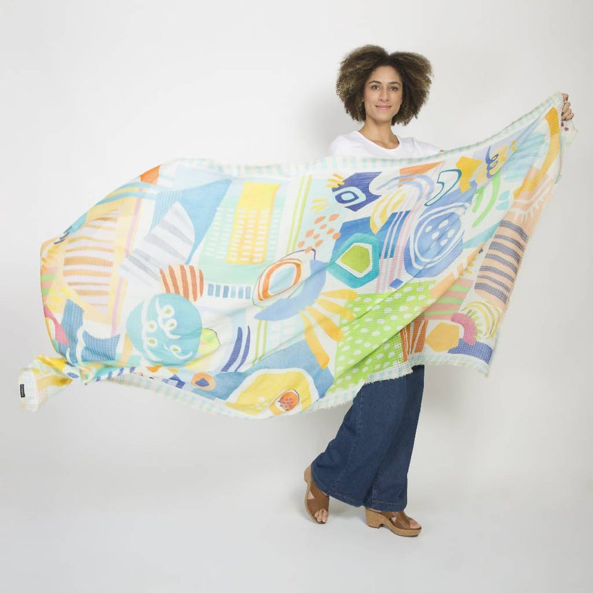 Watercolor Graphic Wrap Wraps Vismaya 