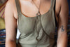 Art Deco Bronze Body Chain Body Jewelry Lorenia Henriquez 
