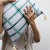 Bageecha Tie & Dye Throw Pillow Home Bit of Meraki 