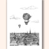 Balloon Fish over Copenhagen Fine Art Print Home & Garden Darling Spring 