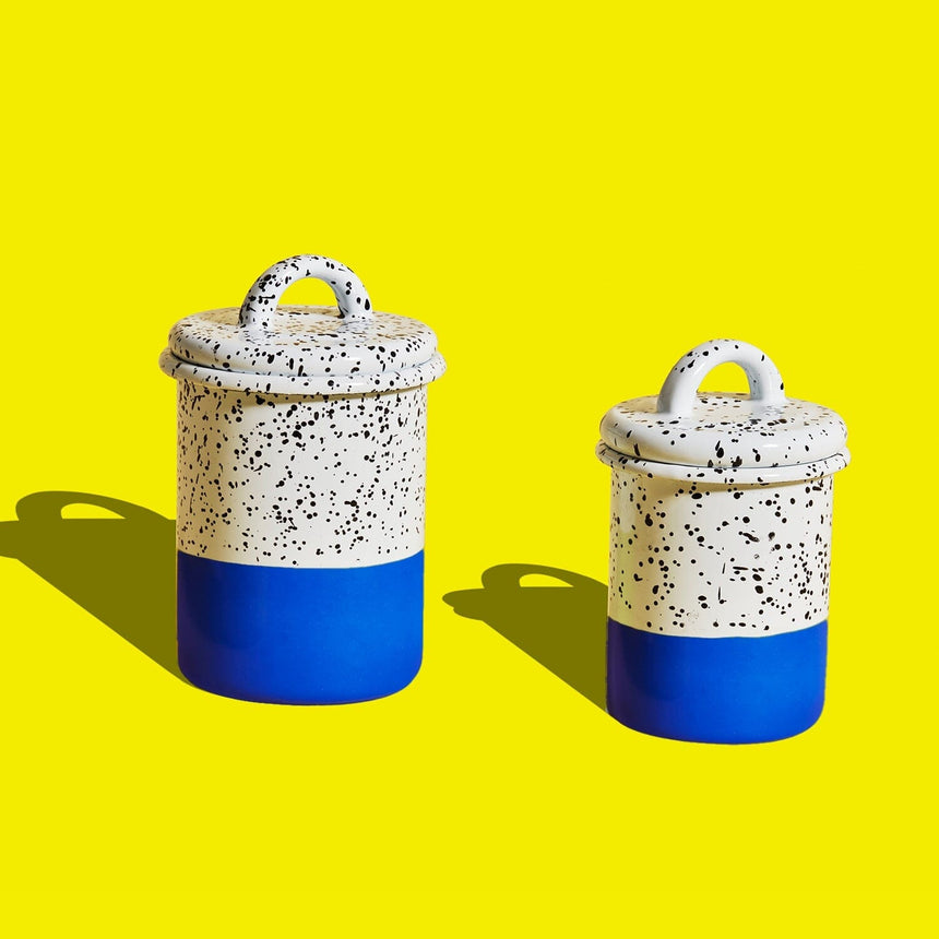 Mind-Pop Medium Enamel Canister Home & Garden Darling Spring 