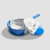 Mind-Pop Enamel Casserole Pan Home & Garden Darling Spring Cobalt Blue With Lid 