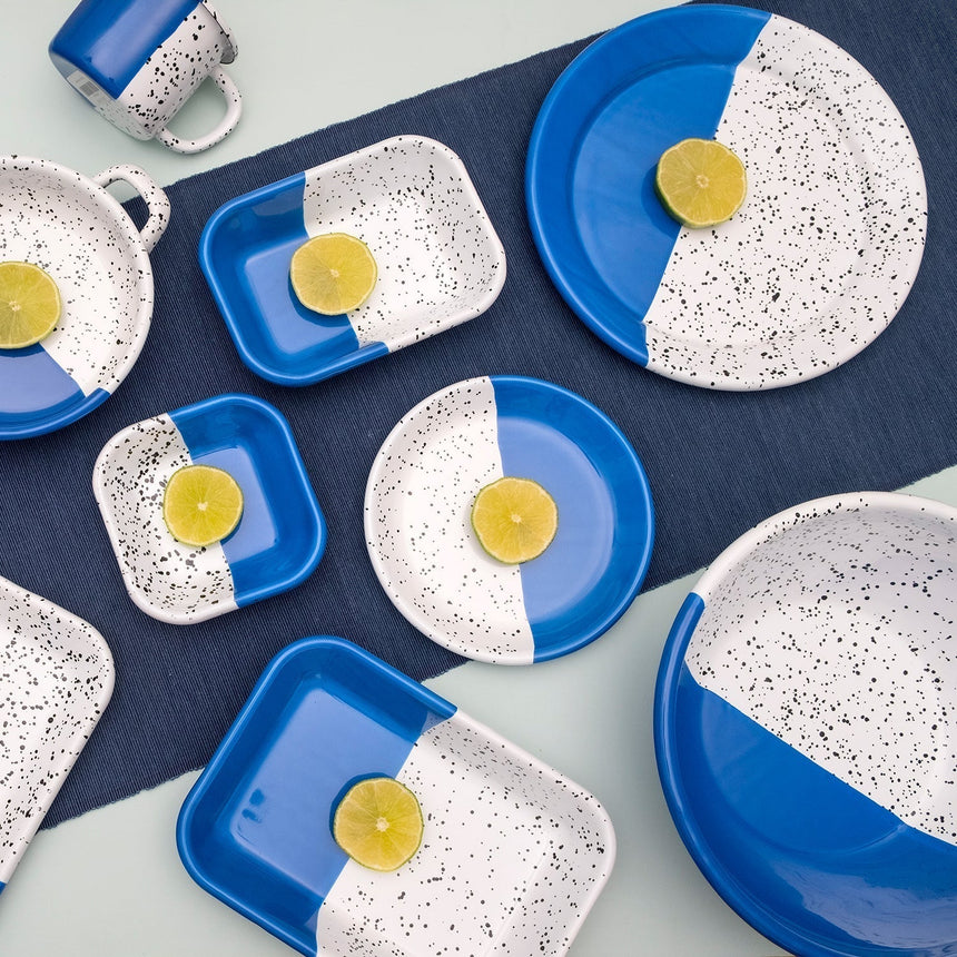 Enamel Mezze Plate Set of 8 - 4 Colors Home & Garden Darling Spring 