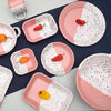 Enamel Mezze Plate Set of 8 - 4 Colors Home & Garden Darling Spring 