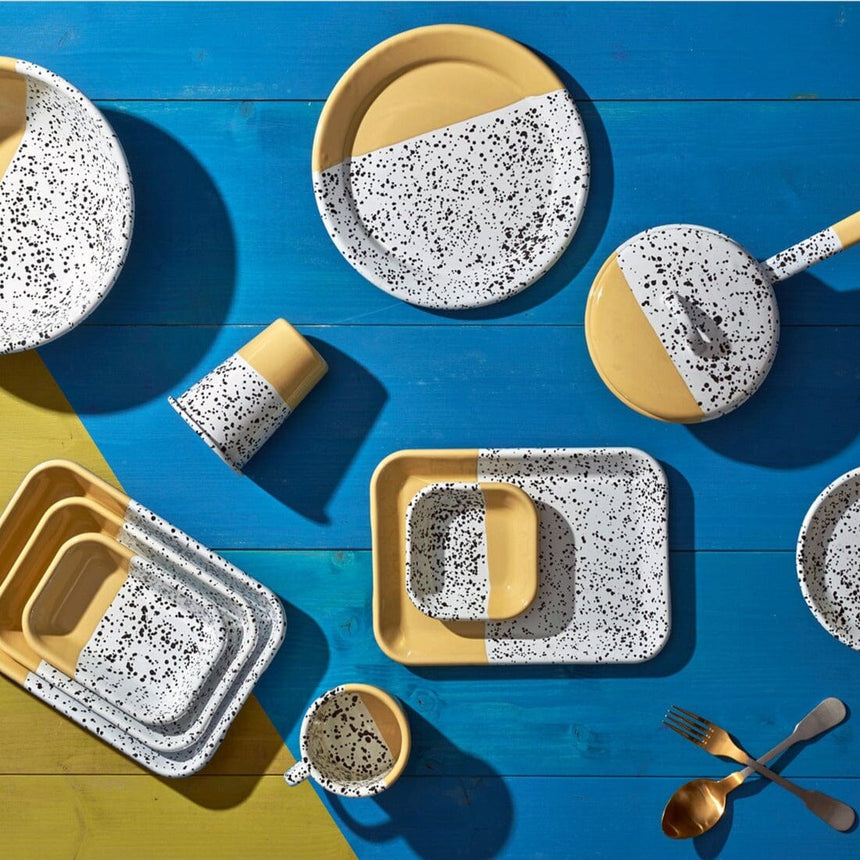 Enamel Mezze Plate Set of 8 - 4 Colors Home & Garden Darling Spring 
