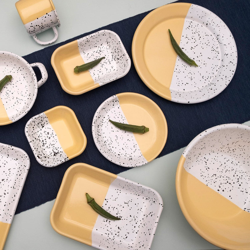 Enamel Mezze Plate Set of 8 - 4 Colors Home & Garden Darling Spring 