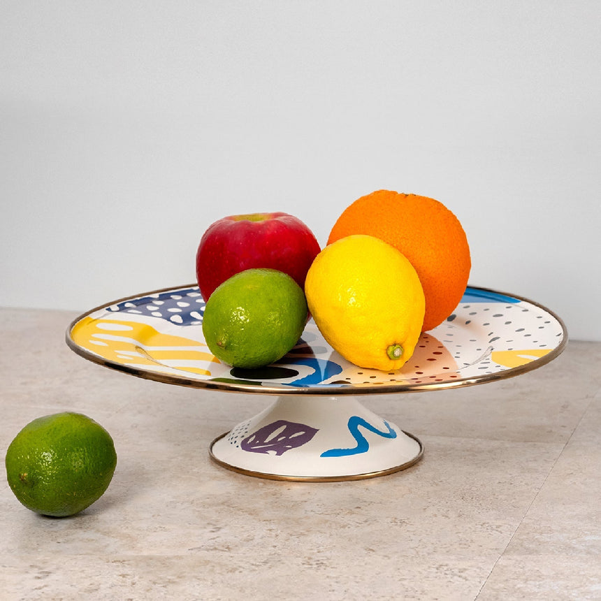 Flashback Enamel Footed Cake Stand Home & Garden Darling Spring 