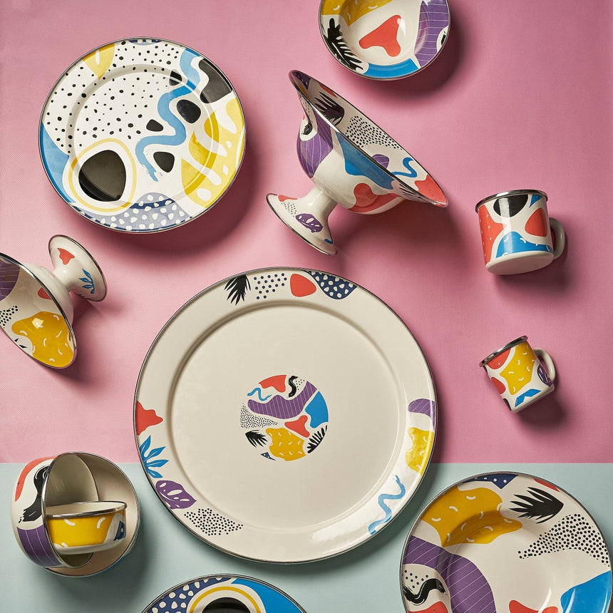 Flashback Enamel Footed Cake Stand Home & Garden Darling Spring 