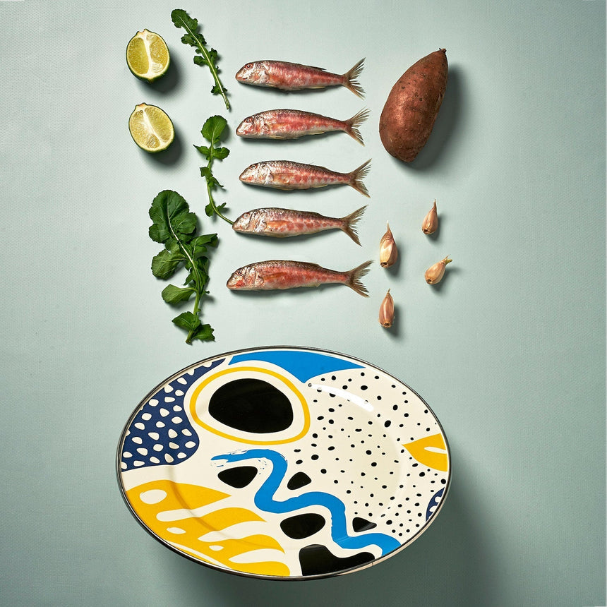 Flashback Enamel Serving Plate Home & Garden Darling Spring 