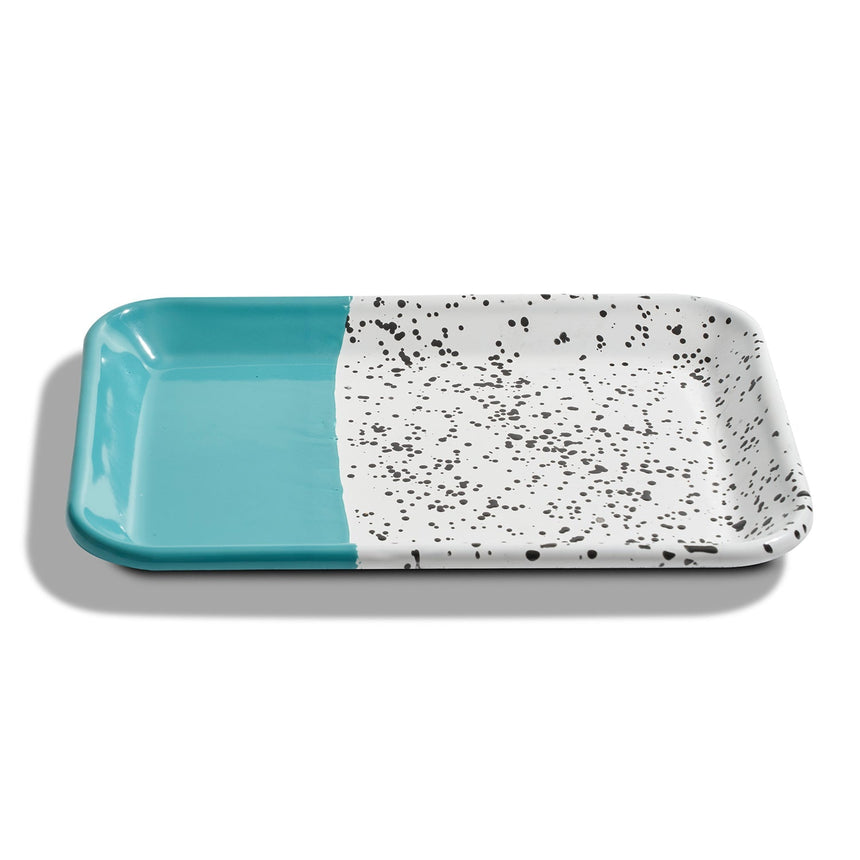 Mind-Pop Small Enamel Tray Home & Garden Darling Spring Turquoise 