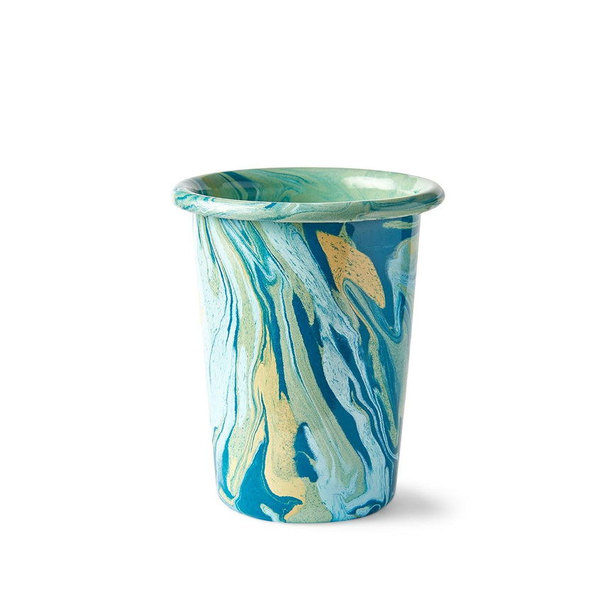 Swirl Mint Enamel Tumbler Home & Garden Darling Spring 