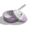 Mind-Pop Enamel Casserole Pan Home & Garden Darling Spring Purple With Lid 