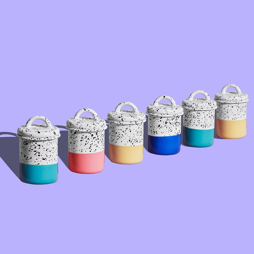 Mind-Pop Small Enamel Canister Home & Garden Darling Spring 