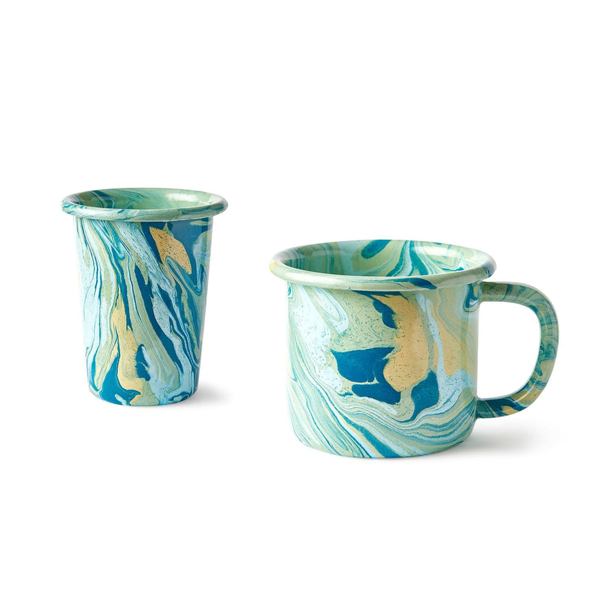 Multi Swirl Enamel Mug Home & Garden Darling Spring 