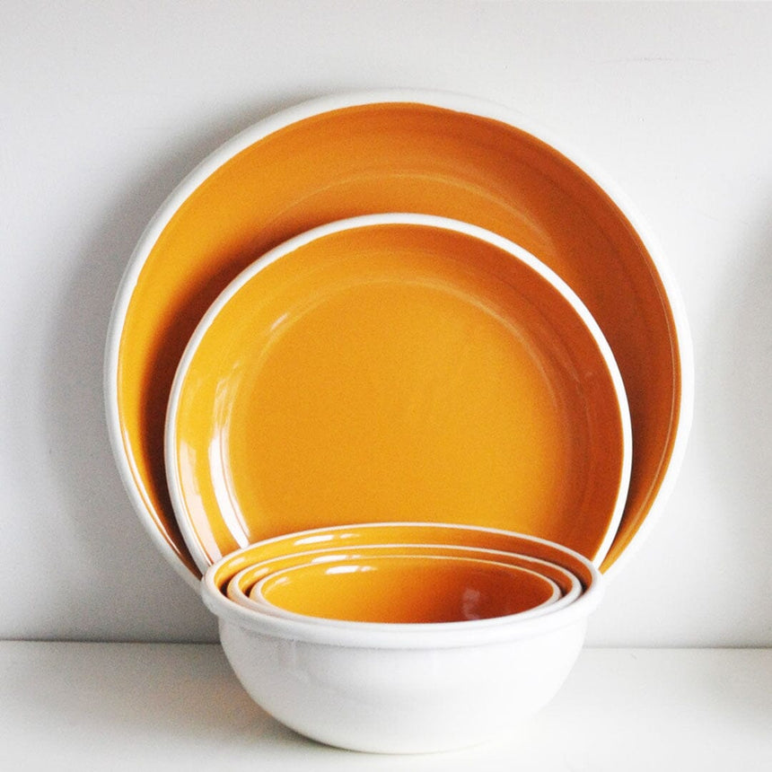 Bloom Pumpkin Enamel Bowl Set of 2 Home & Garden Darling Spring 
