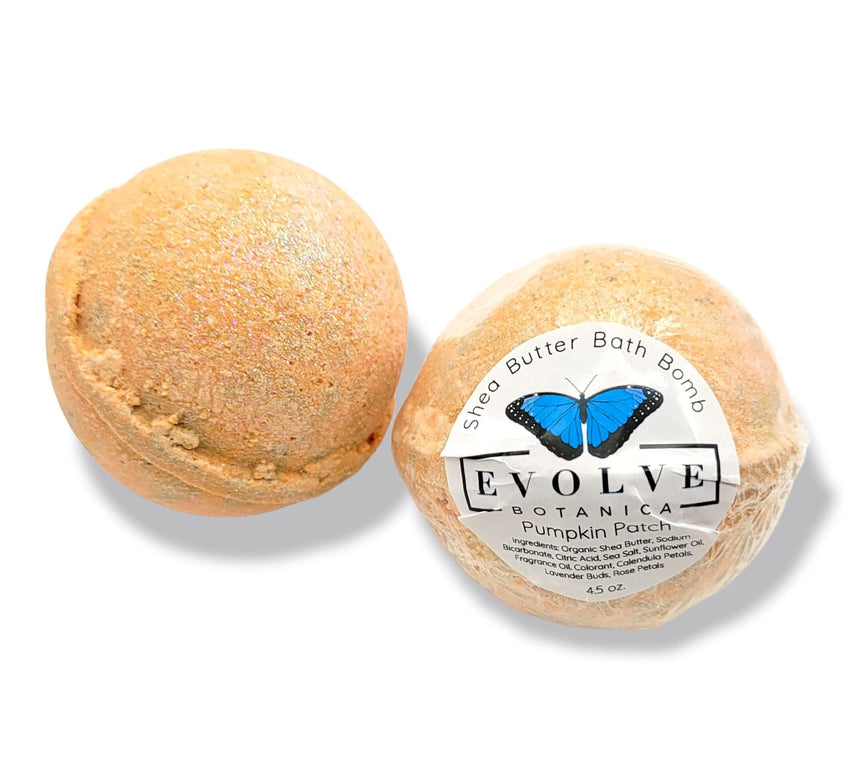 Bath Bomb - Pumpkin Patch |Qty. 1 Bath Bomb Evolve Botanica Co 