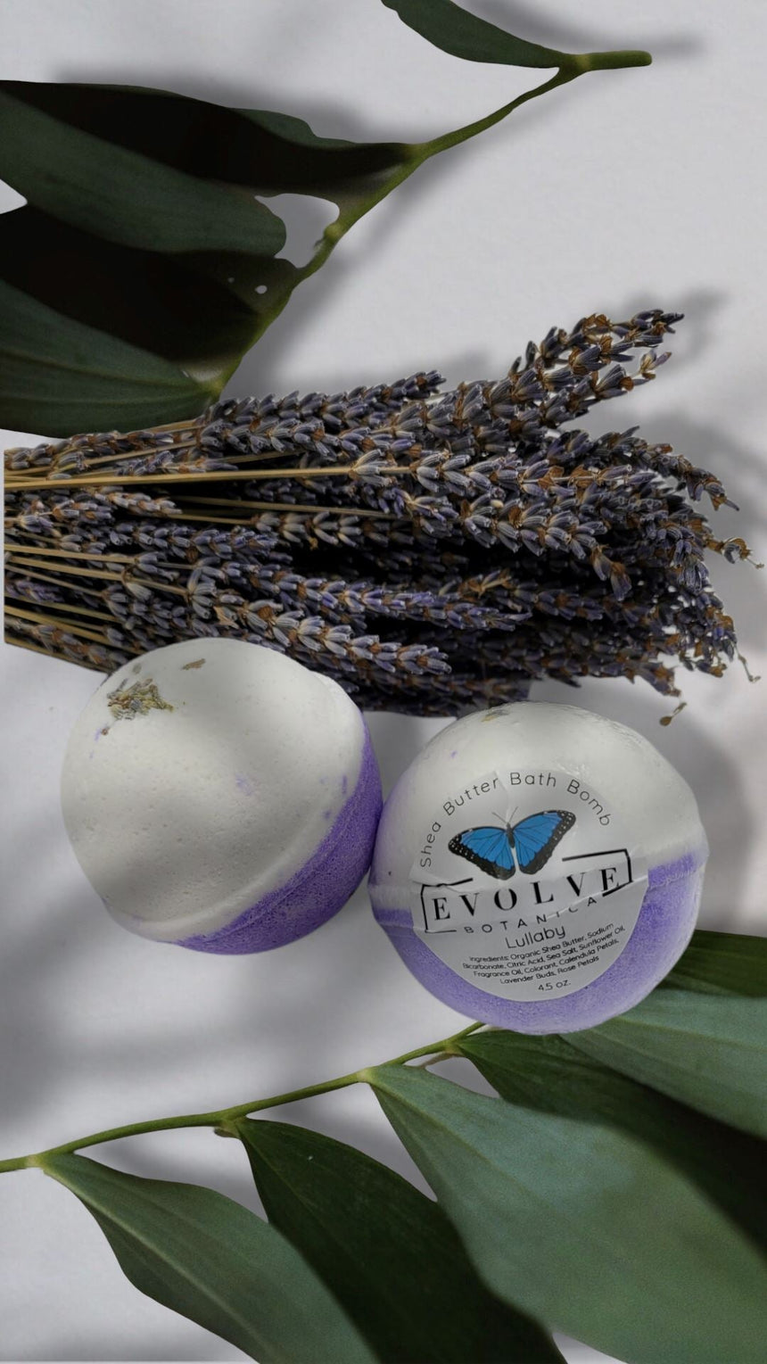 Bath Bomb - Lullaby |Qty. 1 Bath Bomb Evolve Botanica Co 