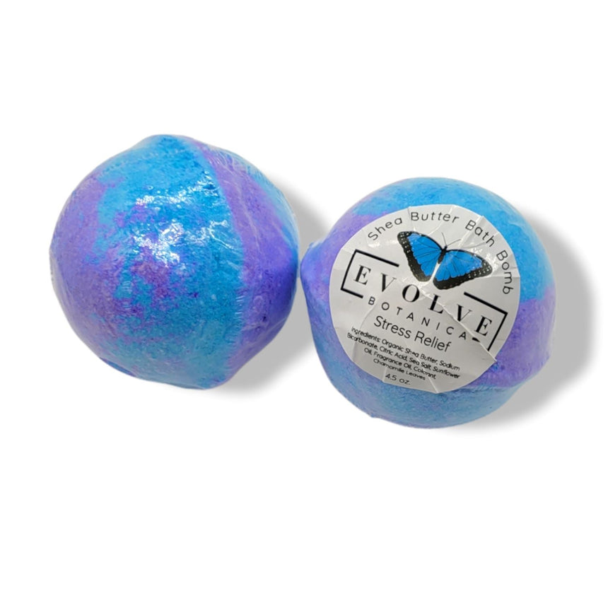 Bath Bomb - Stress Relief Skincare, Personal Care, Bath Bomb Evolve Botanica Co 