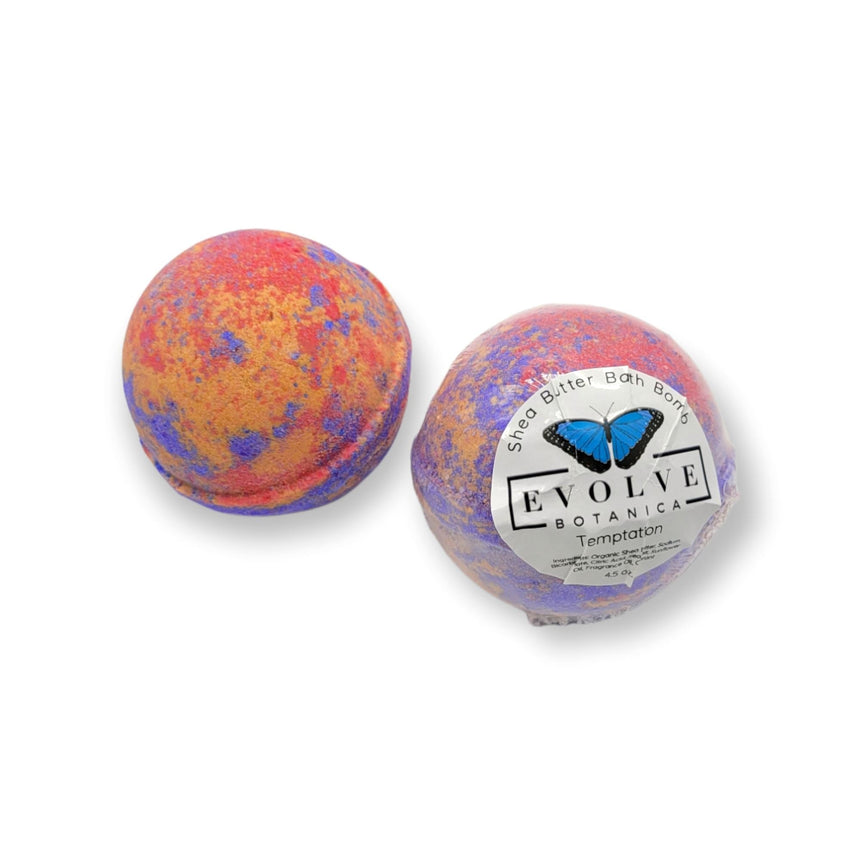 Bath Bomb - Temptation |Qty. 1 Skincare, Personal Care, Bath Bomb Evolve Botanica Co 