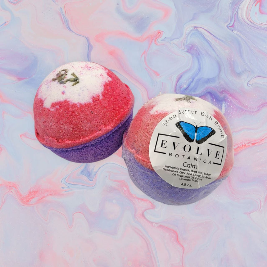 Bath Bomb - Calm |Qty. 1 Bath Bomb Evolve Botanica Co 