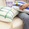 Bageecha Tie & Dye Throw Pillow Home Bit of Meraki 