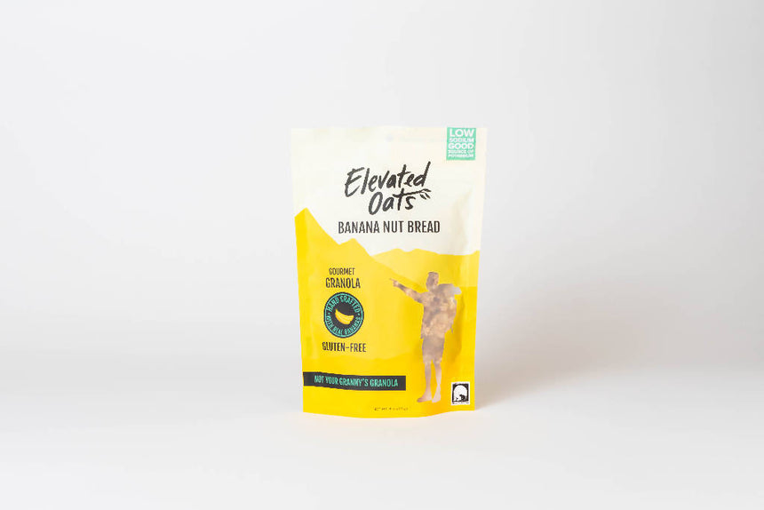 Banana Nut Bread | Gourmet Gluten Free Granola | Two-Pack Food, granola, gluten free, snacks, breakfast Elevated Oats 