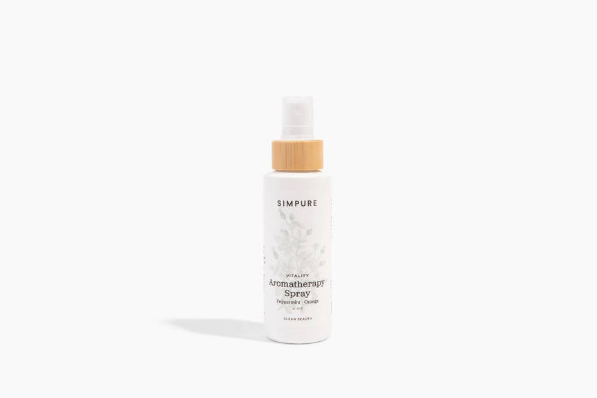 Vitality Aromatherapy Spray | Body + Room Spray | Chemical Free Body and Room Spray SIMPURE Clean Skincare 