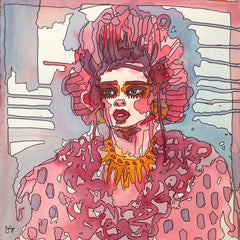 At the Ball Fine Art Print