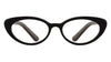 Ayn Accessories Flutter Eyewear Edgy Black 1.25 