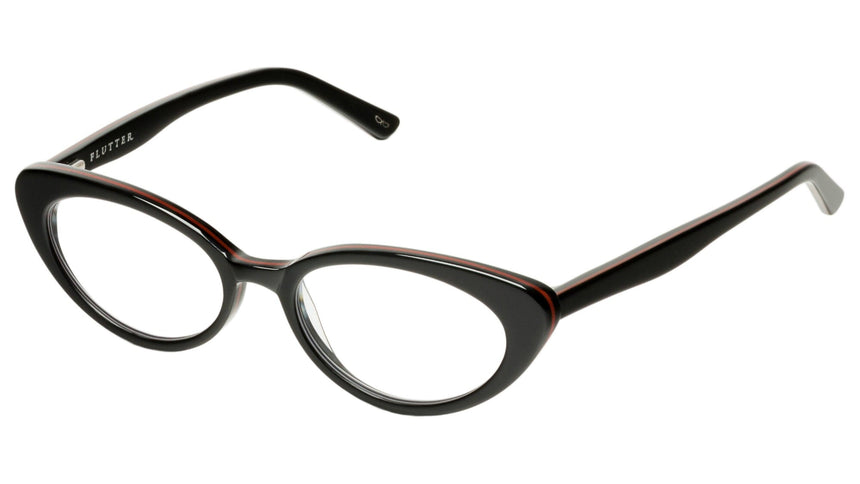 Ayn Accessories Flutter Eyewear Edgy Black 1.50 