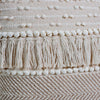 Ariana Woven Beige Throw Pillow Pillow Bit of Meraki 